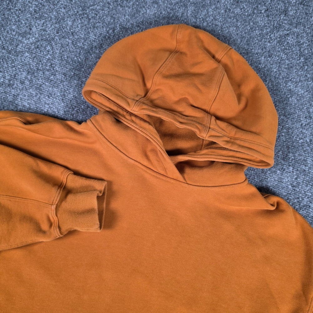 Lululemon Perfectly Oversized Hoodie Womens S Orange Cotton Pullover LW3DDCS